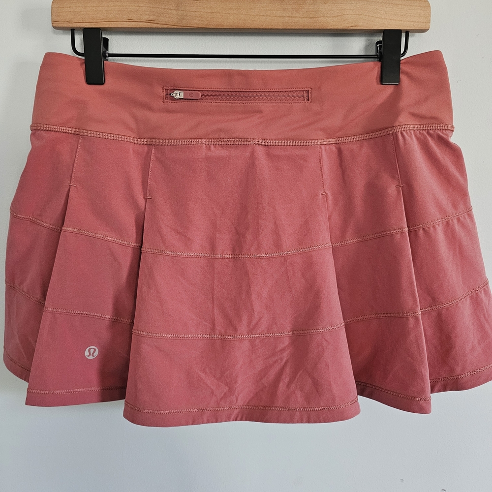 lululemon athletica Coral Pink Circle Skater Skirt